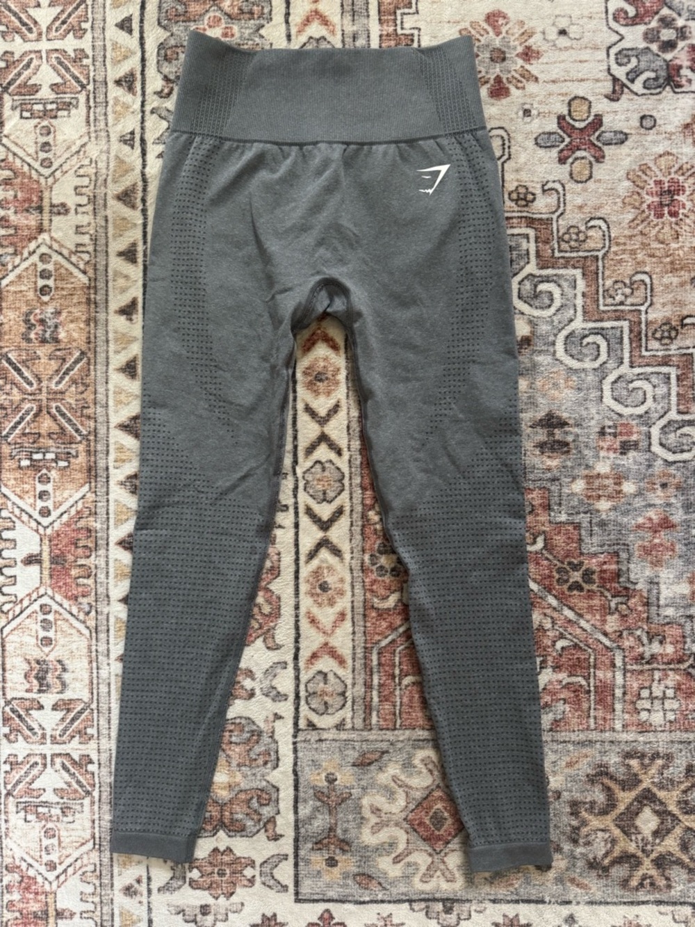 Gymshark Women’s Grey Seamless High Waisted No Front Seem Workout Leggings